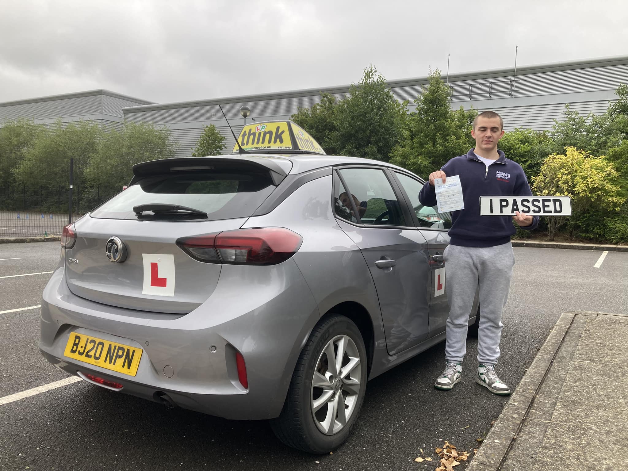 Driving School Hampshire pass Photo Passed with think driving school JUNE 2024 and left this 5 star review