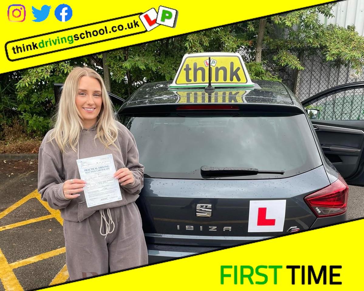 Passed with think driving school JUNE 2023 and left this 5 star review