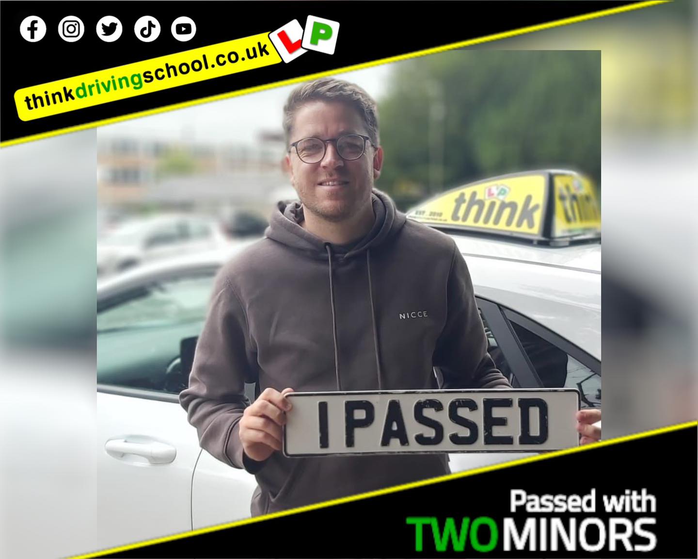 Passed with think driving school JUNE 2024 and left this 5 star review