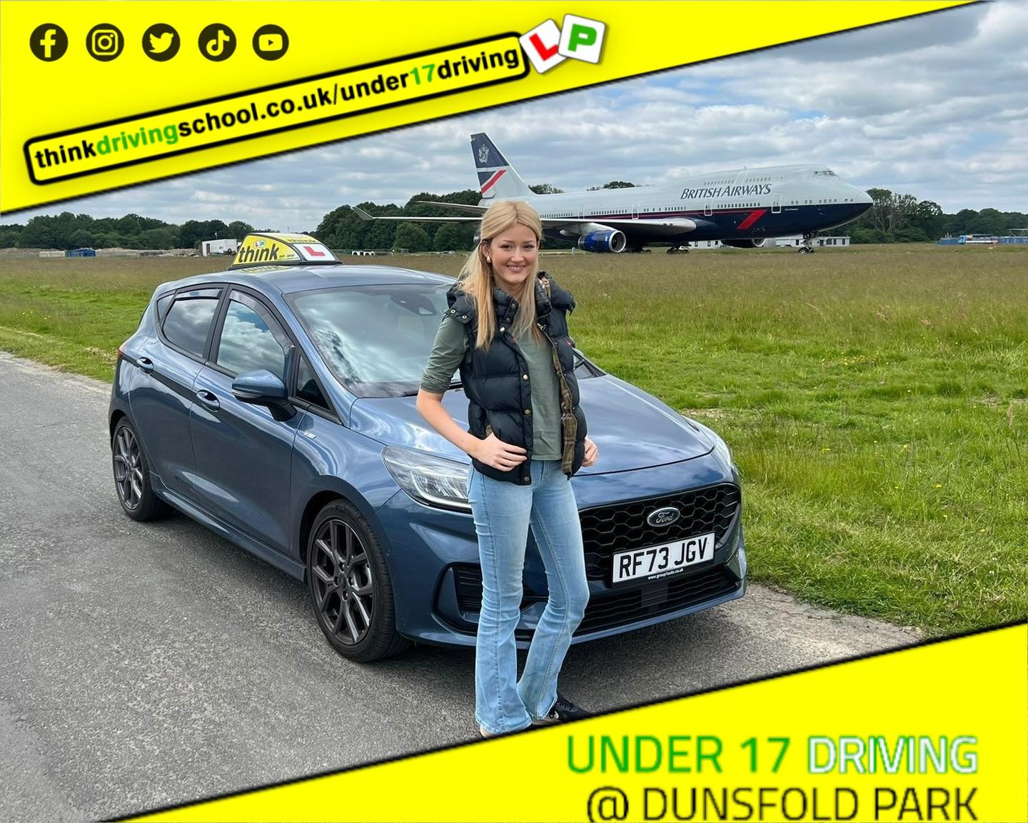 under 17 driving experiece at dunsfold park 2024