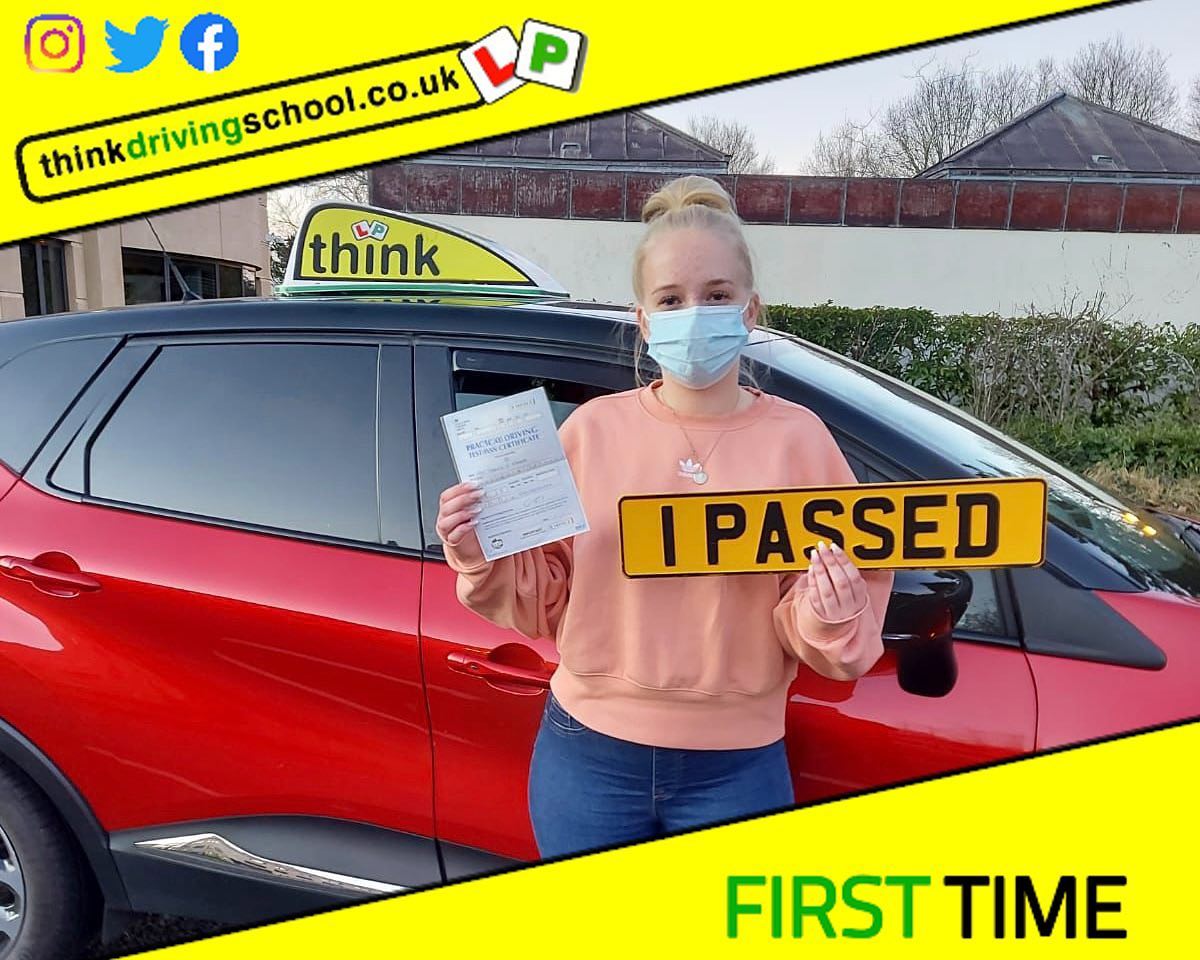 Passed with think driving school January 2022 and left this 5 star review
