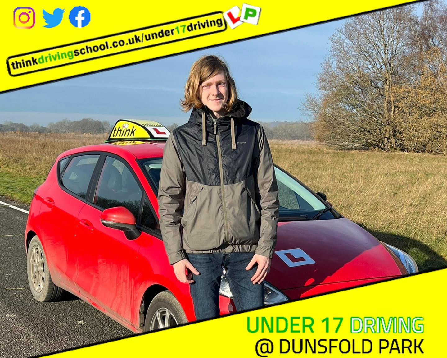 Driving School Hampshire pass Photo Passed with think driving school November 2022 and left this 5 star review