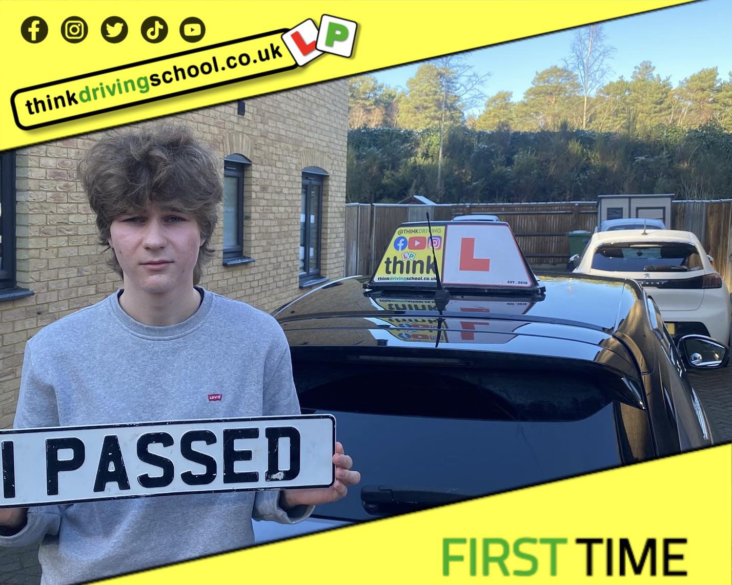 Driving School Godalming Passed with think driving school January 2024 and left this 5 star review