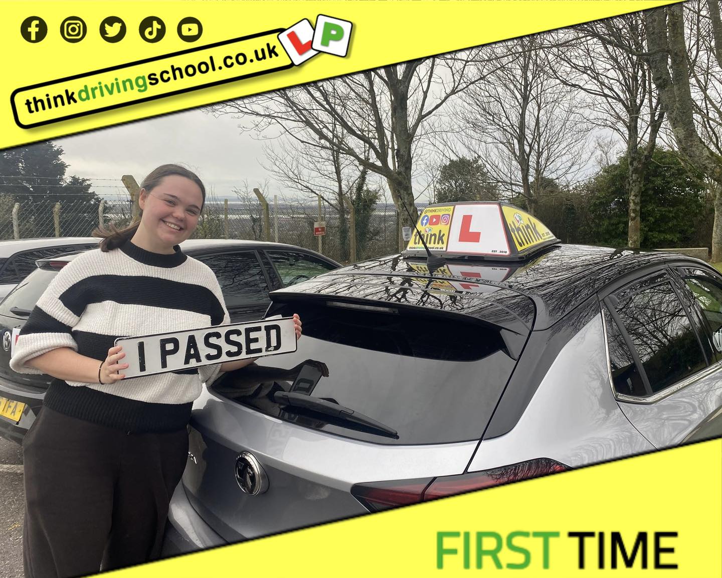 Driving School Godalming Passed with think driving school January 2024 and left this 5 star review