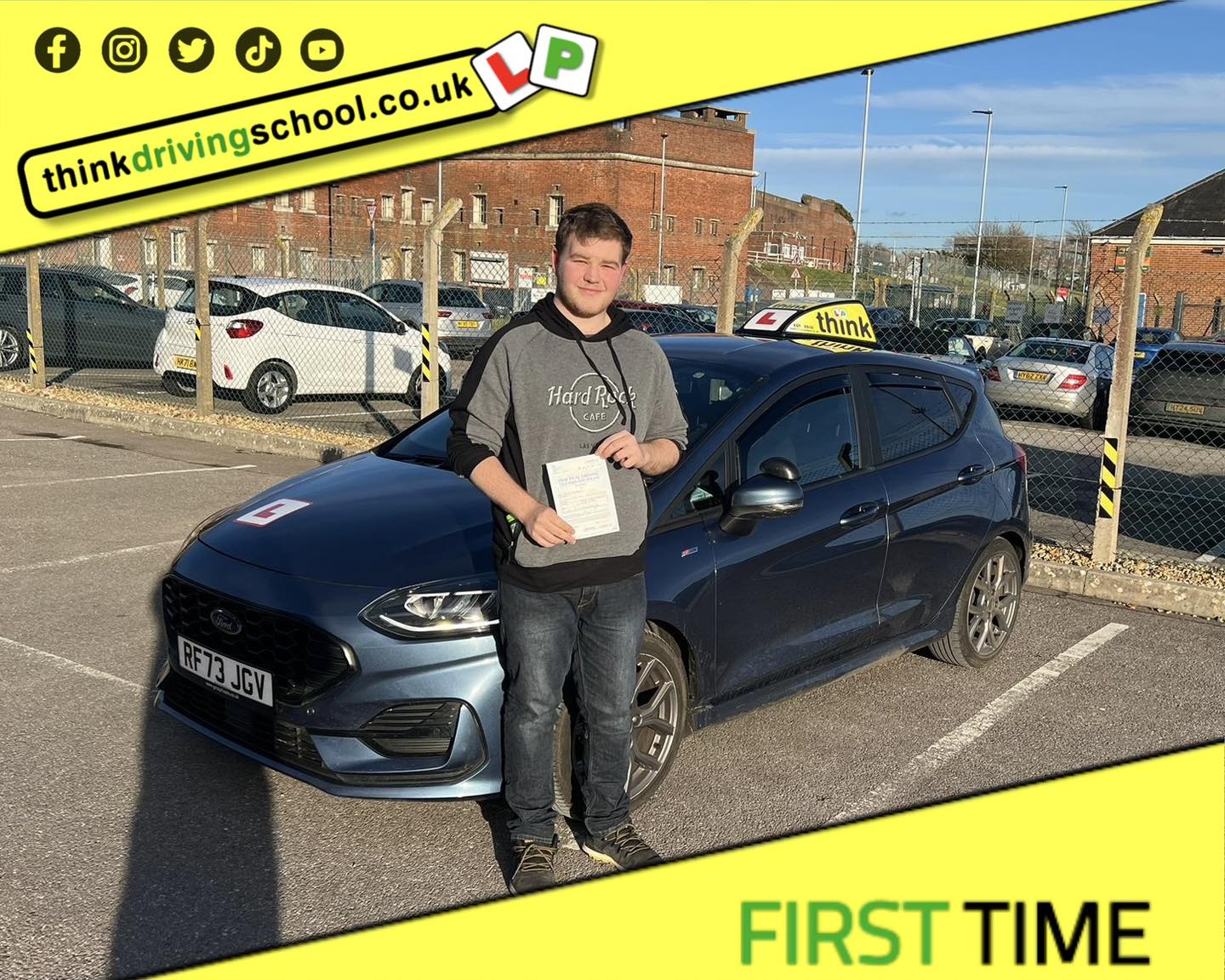 Driving School Godalming Passed with think driving school January 2025 and left this 5 star review