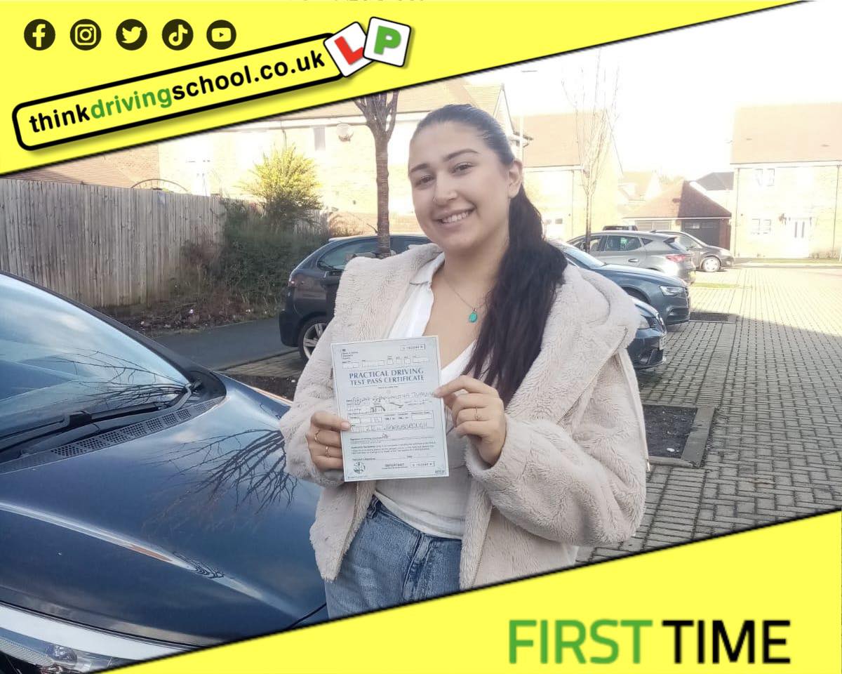 Driving School Godalming Passed with think driving school January 2025 and left this 5 star review