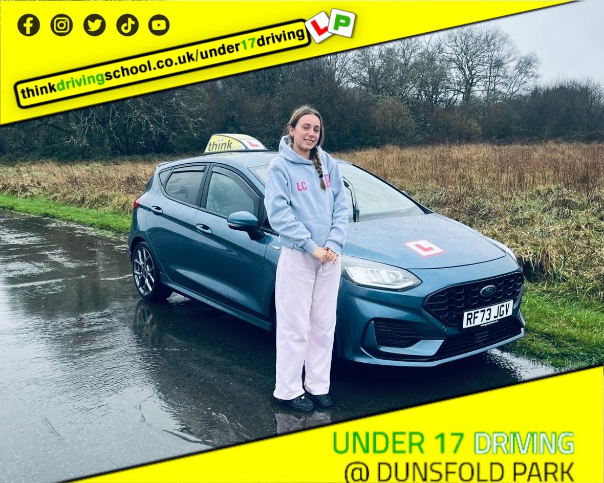 Driving School Godalming Passed with think driving school January 2024 and left this 5 star review