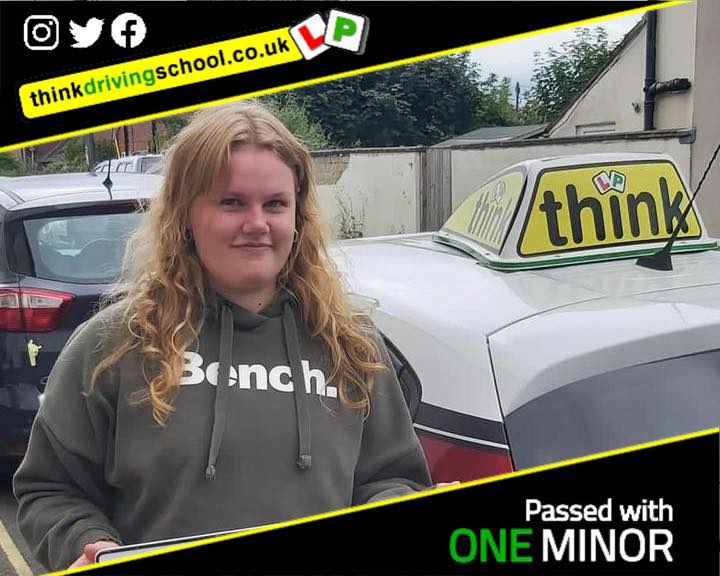 Passed with think driving school July 2022 and left this 5 star review
