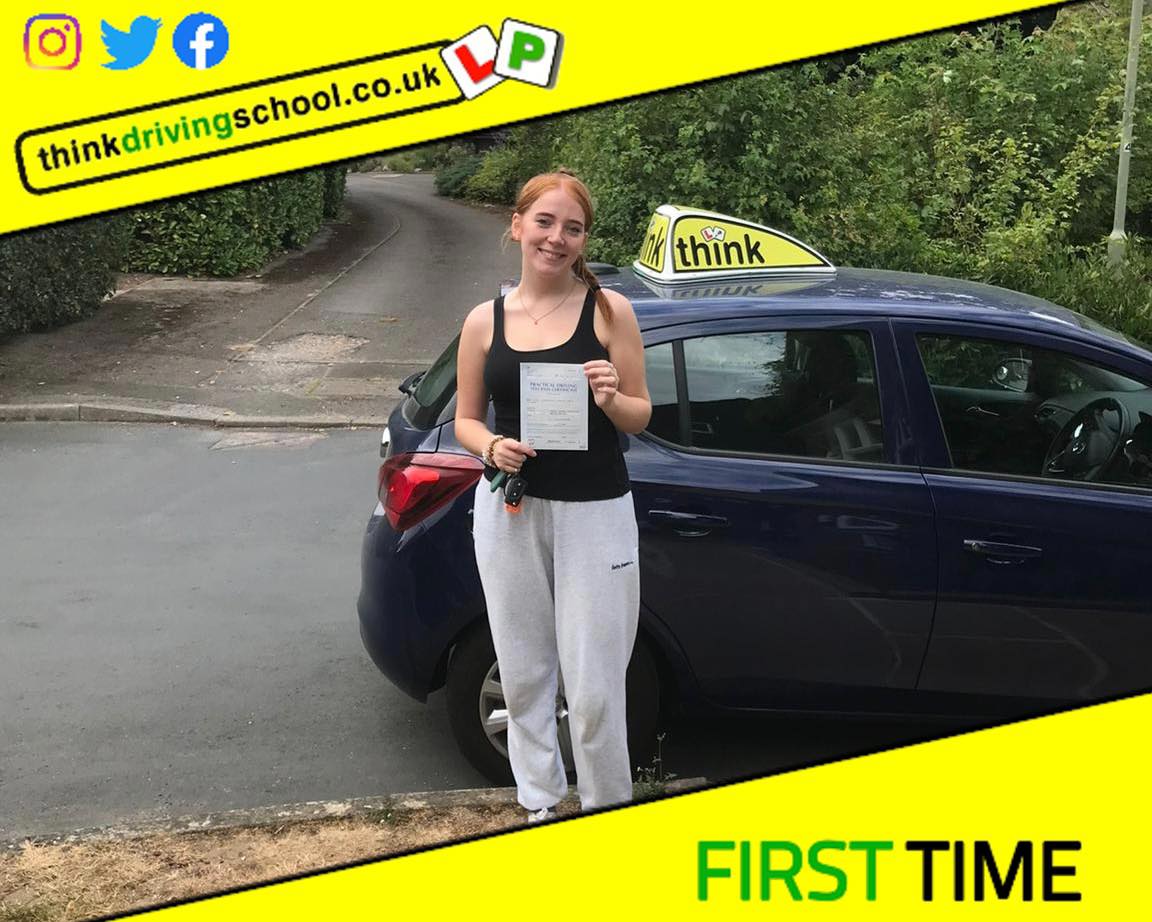 Passed with think driving school July 2022 and left this 5 star review