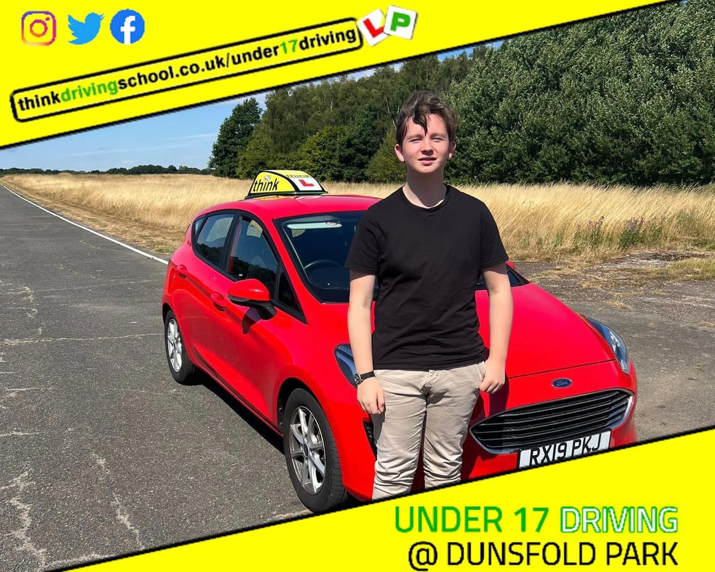 Passed with think driving school July 2022 and left this 5 star review
