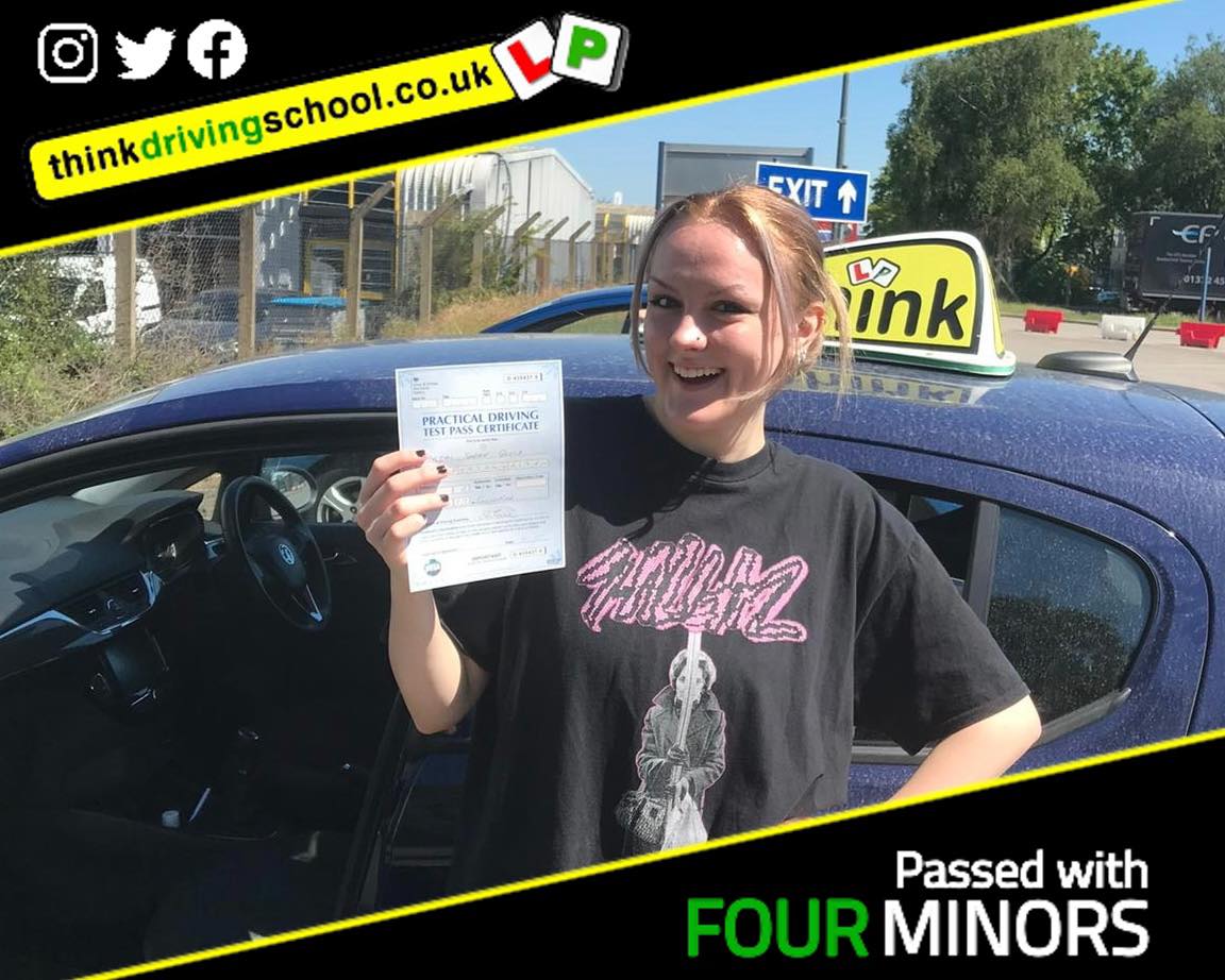 Passed with think driving school MAY 2022 and left this 5 star review