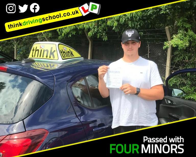 Passed with think driving school MAY 2022 and left this 5 star review