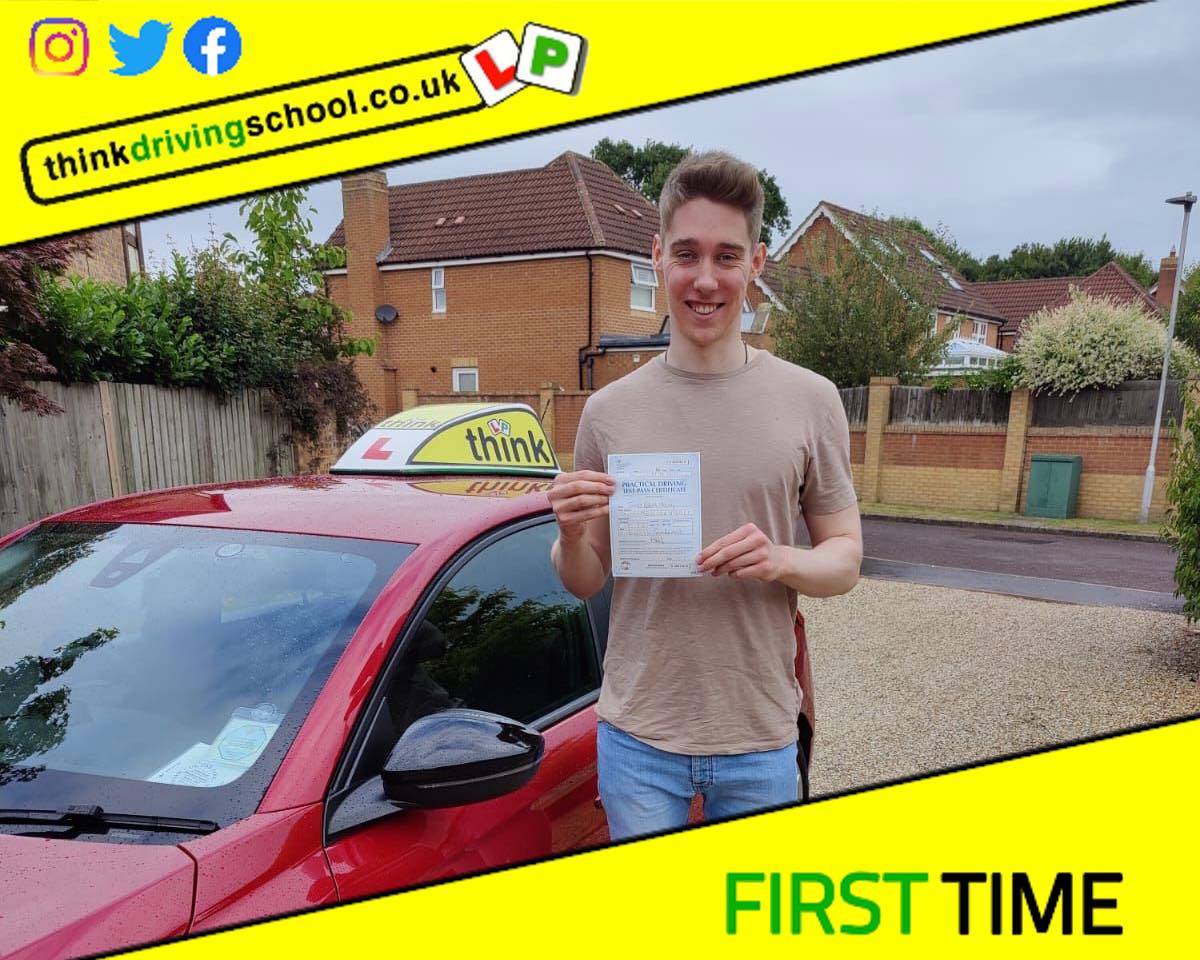Passed with think driving school MAY 2022 and left this 5 star review