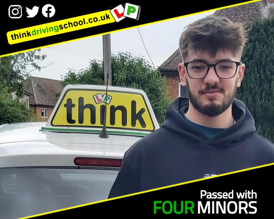 Passed with think driving school MAY 2022 and left this 5 star review
