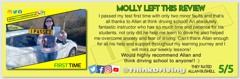Harry Parsonage Wrote this awesome review of allan bushell driving instructor from Sandhurst & Camberley