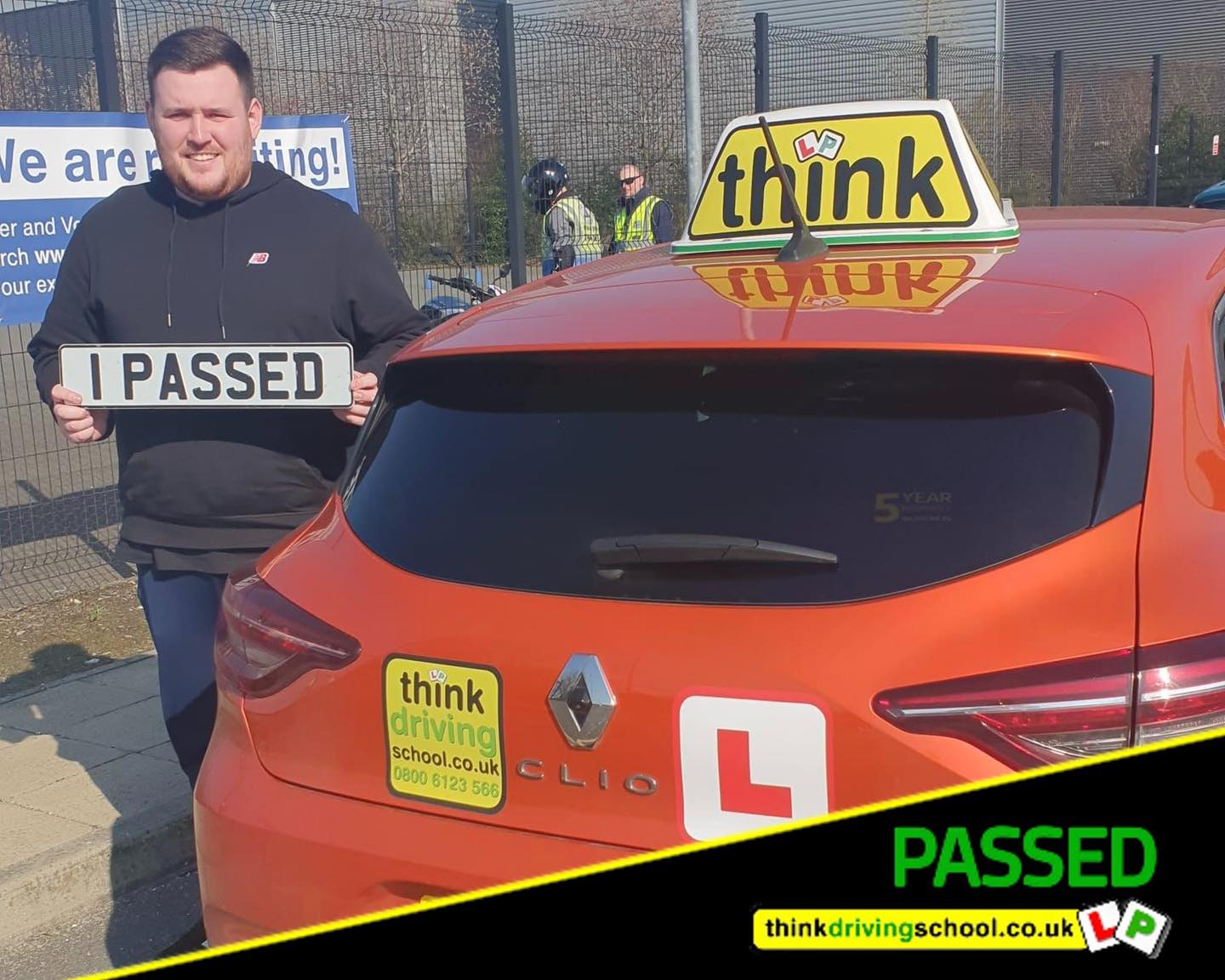 Passed with think driving school March 2022 and left this 5 star review