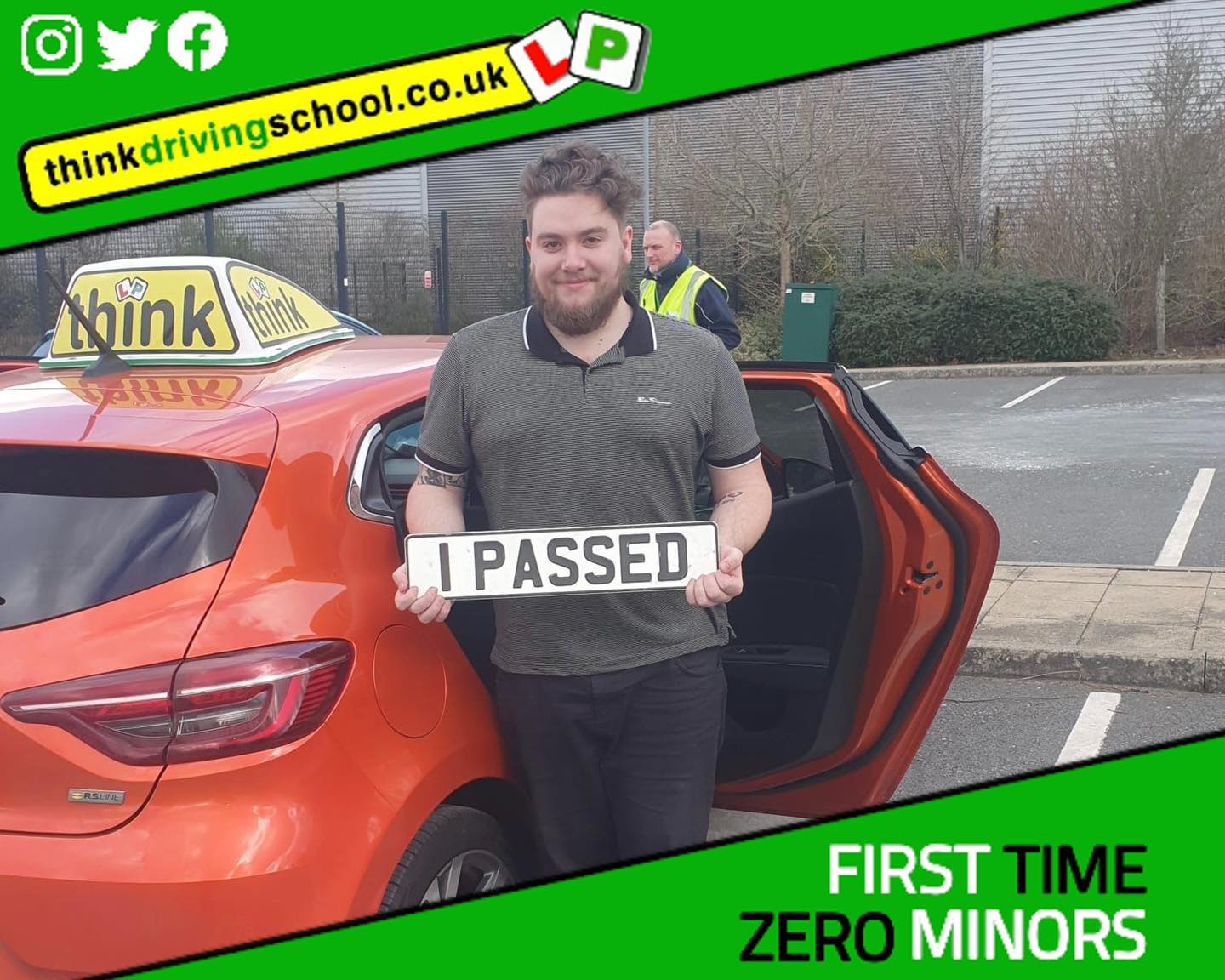 Passed with think driving school March 2022 and left this 5 star review
