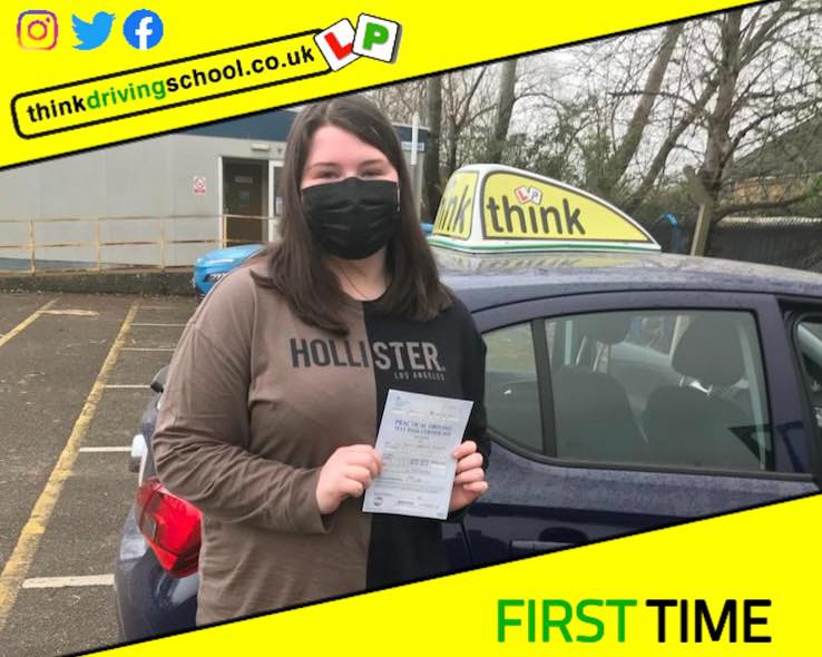 Passed with think driving school March 2022 and left this 5 star review