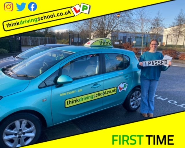 Passed with think driving school March 2022 and left this 5 star review
