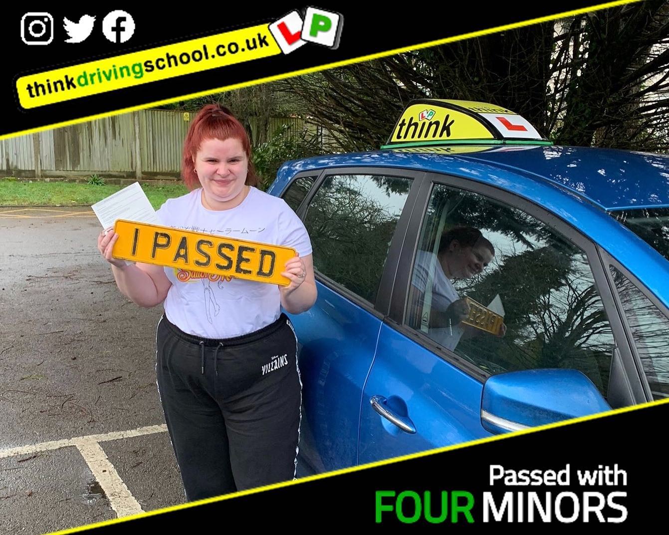 Passed with think driving school March 2022 and left this 5 star review