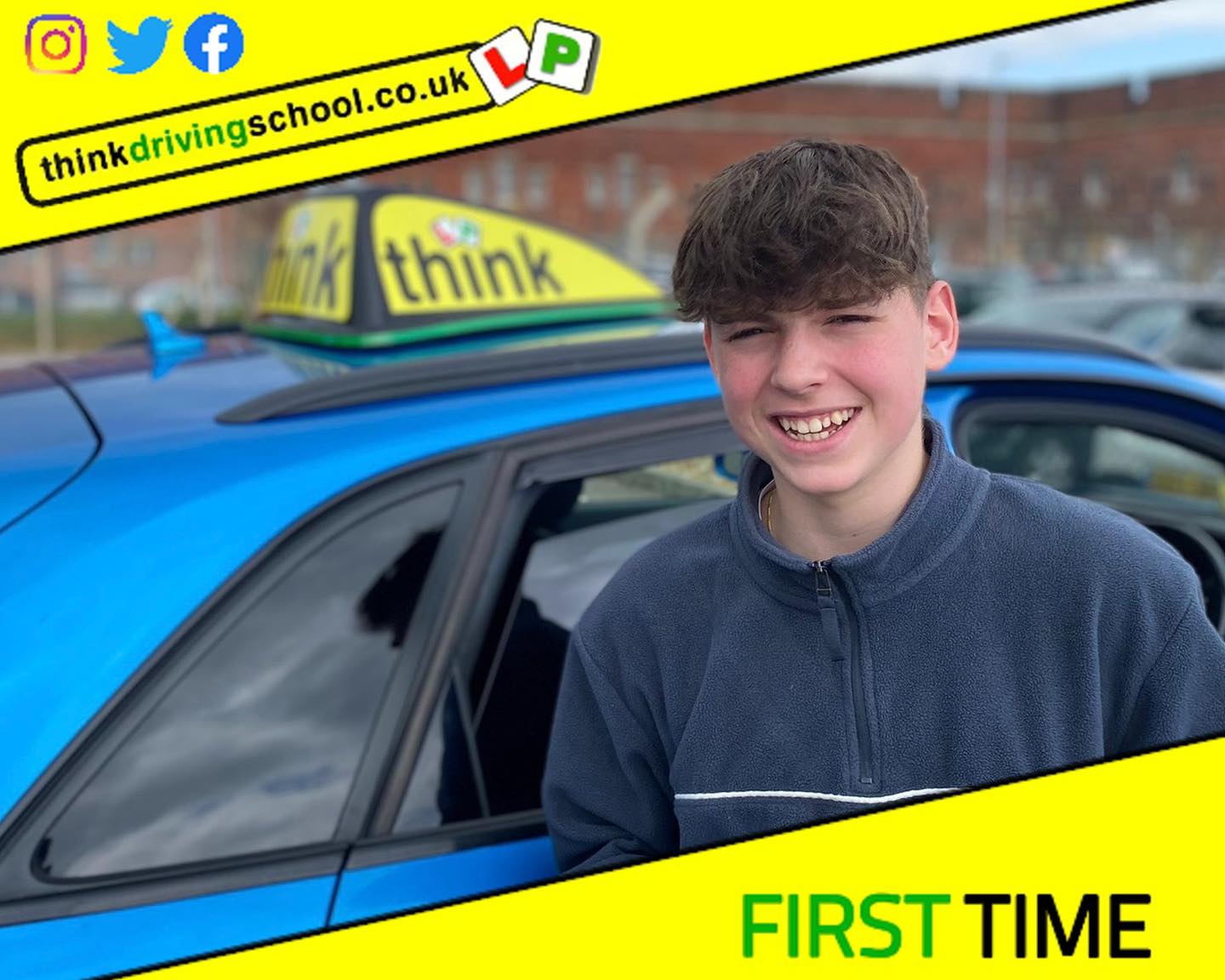 Passed with think driving school MAY 2022 and left this 5 star review