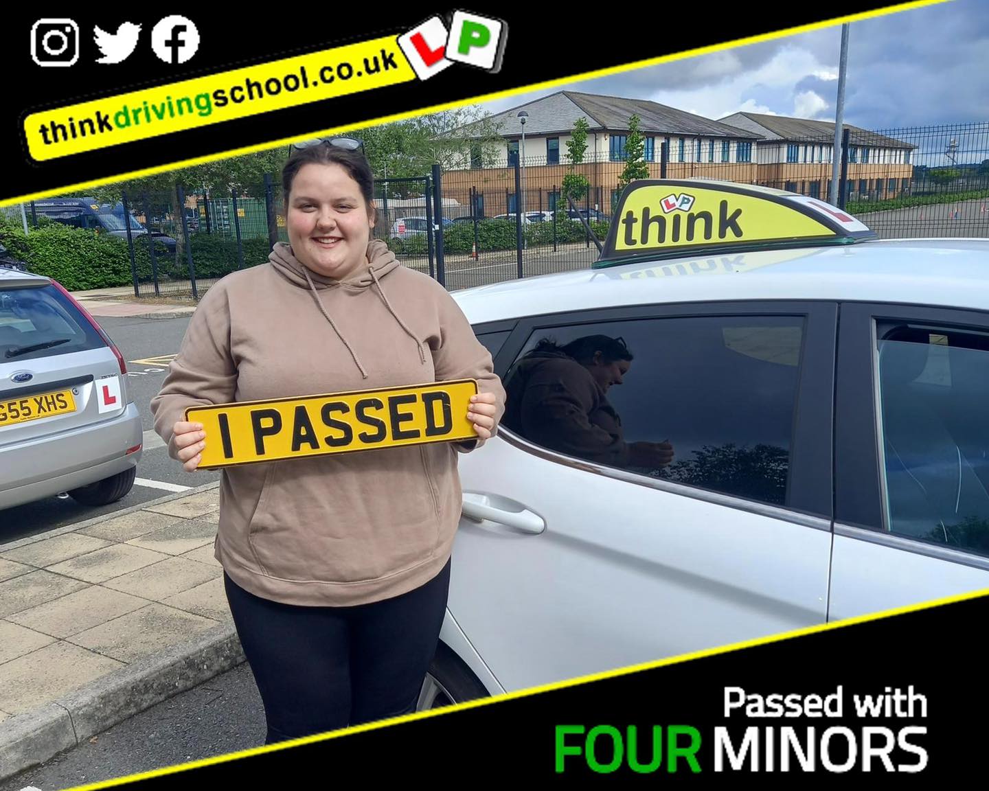 Passed with think driving school MAY 2022 and left this 5 star review