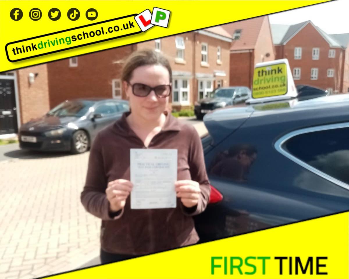 Driving School Hampshire pass Photo Passed with think driving school APRIL 2024 and left this 5 star review