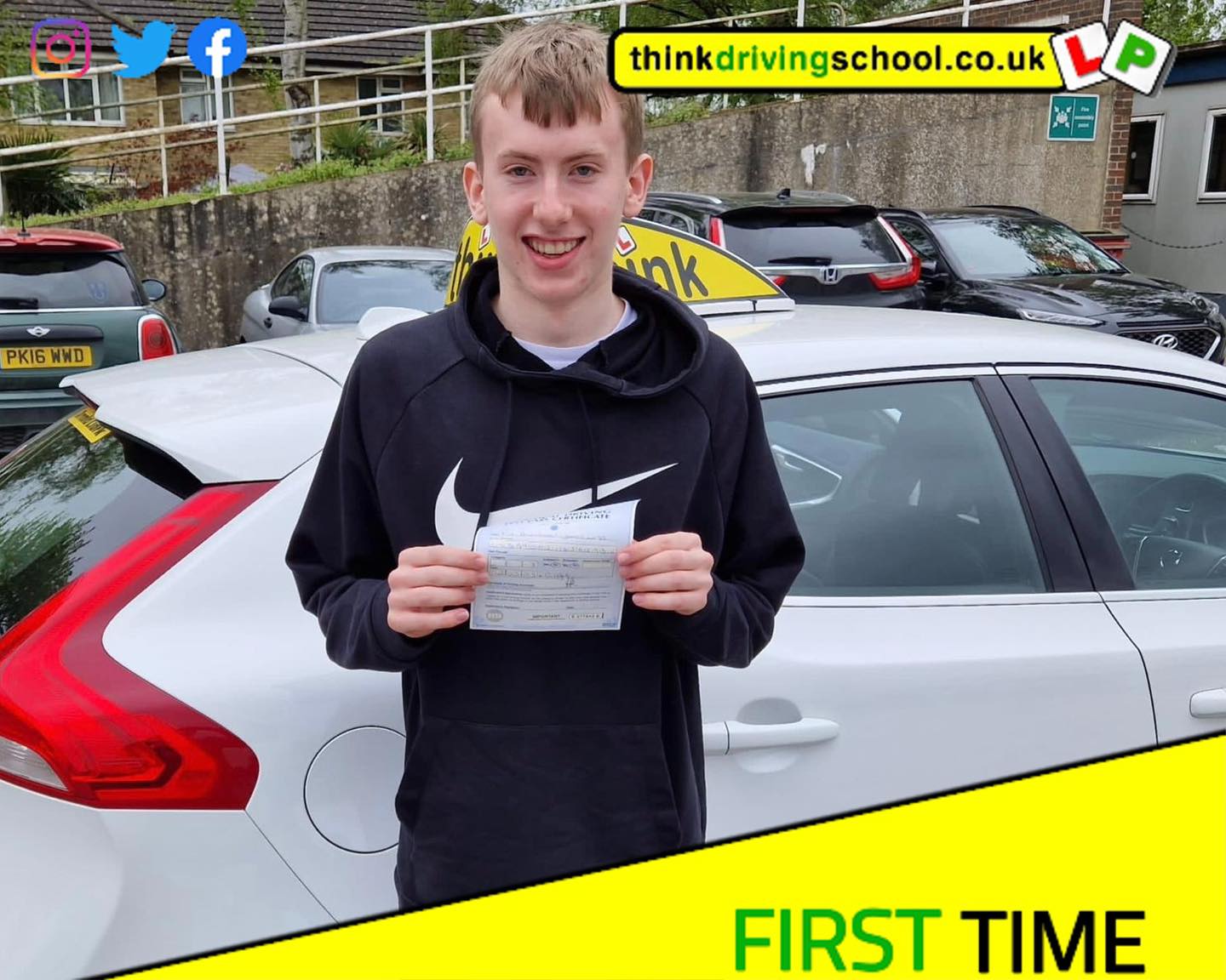 Passed with think driving school May 2023 and left this 5 star review