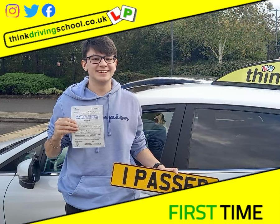 Passed with think driving school November 2023 and left this 5 star review