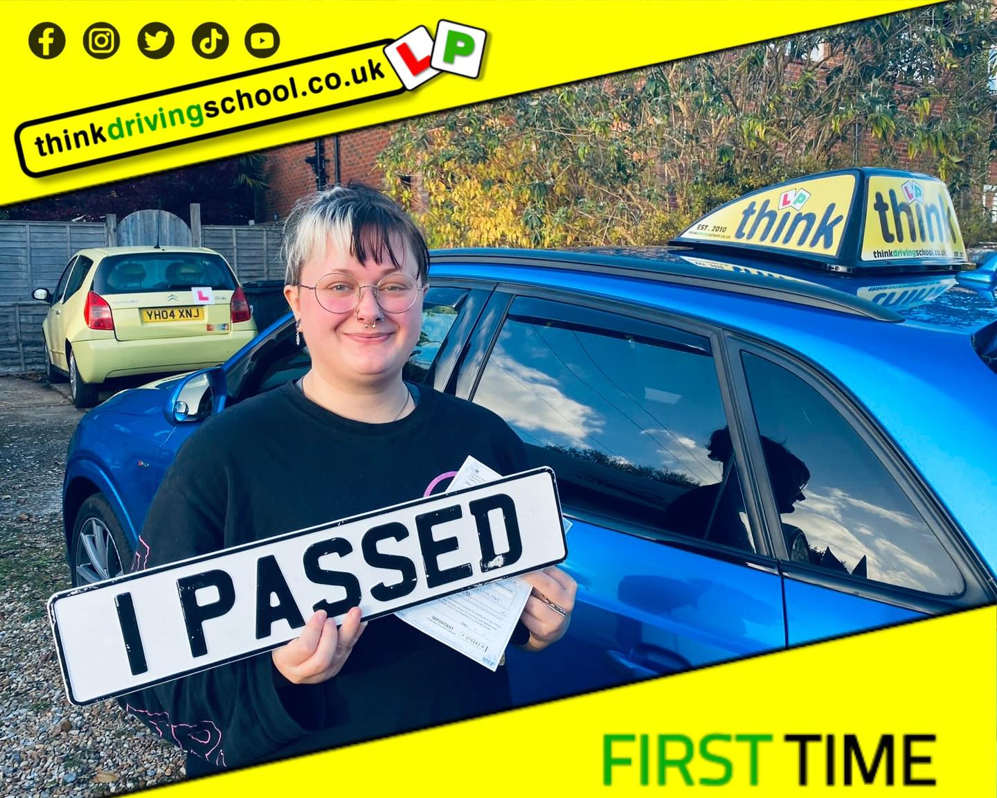 Passed with think driving school November 2023 and left this 5 star review