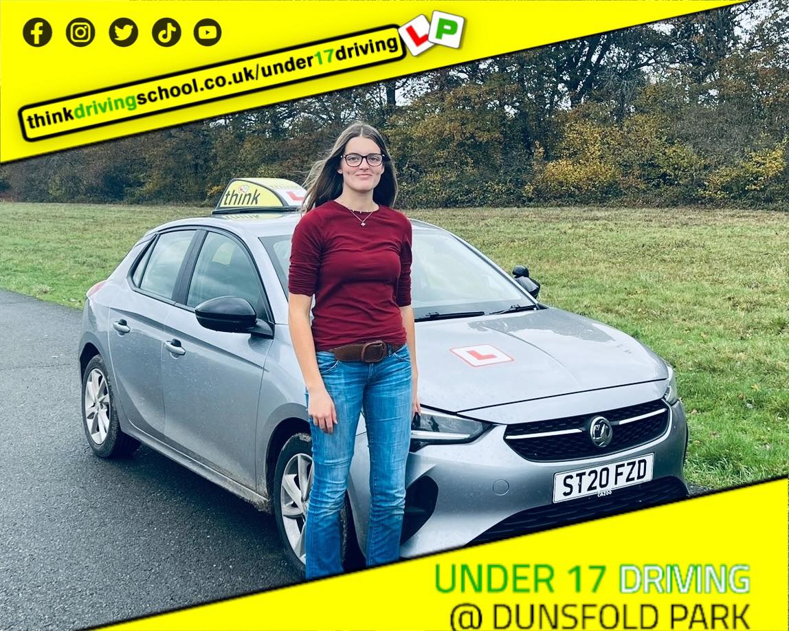 Driving School Hampshire pass Photo Passed with think driving school November 2023 and left this 5 star review