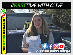 Passed with think driving school November 2021 and left this 5 star review