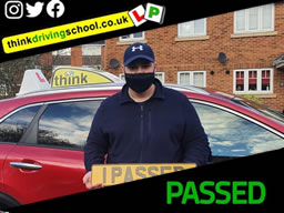 Passed with think driving school November 2021 and left this 5 star review