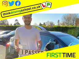 Passed with think driving school November 2021 and left this 5 star review