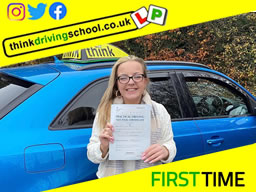 Passed with think driving school November 2021 and left this 5 star review