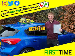 Passed with think driving school November 2021 and left this 5 star review