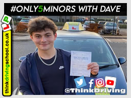 Passed with think driving school November 2021 and left this 5 star review