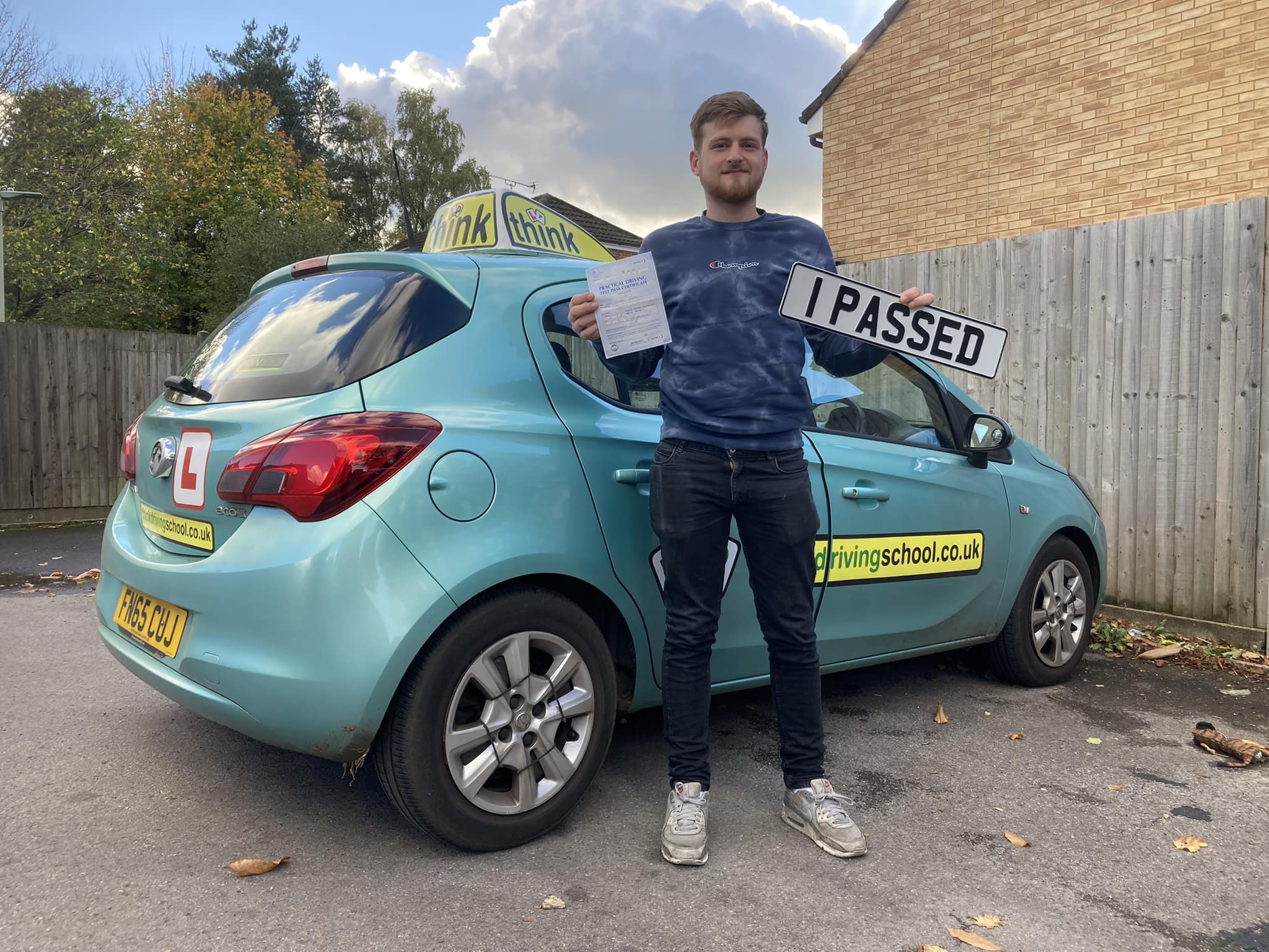 Passed with think driving school November 2022 and left this 5 star review