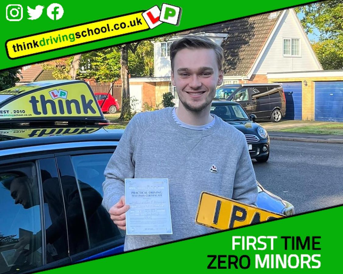 passed with think driving school with ZERO minors