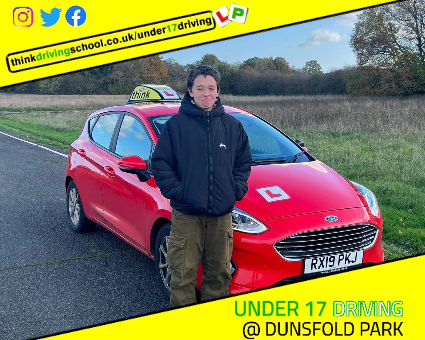 Passed with think driving school November 2022 and left this 5 star review