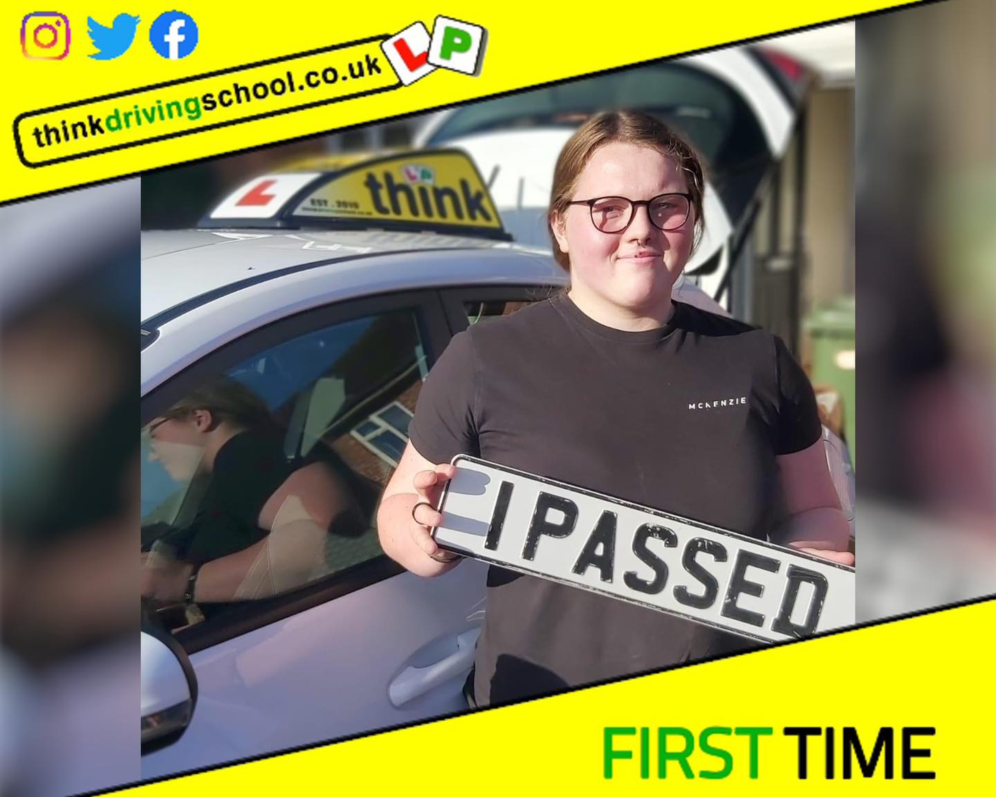 Passed with think driving school October 2023 and left this 5 star review