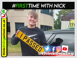 Passed with think driving school October 2021 and left this 5 star review