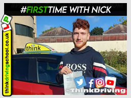 Passed with think driving school October 2021 and left this 5 star review