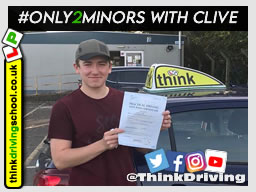 Passed with think driving school October 2021 and left this 5 star review