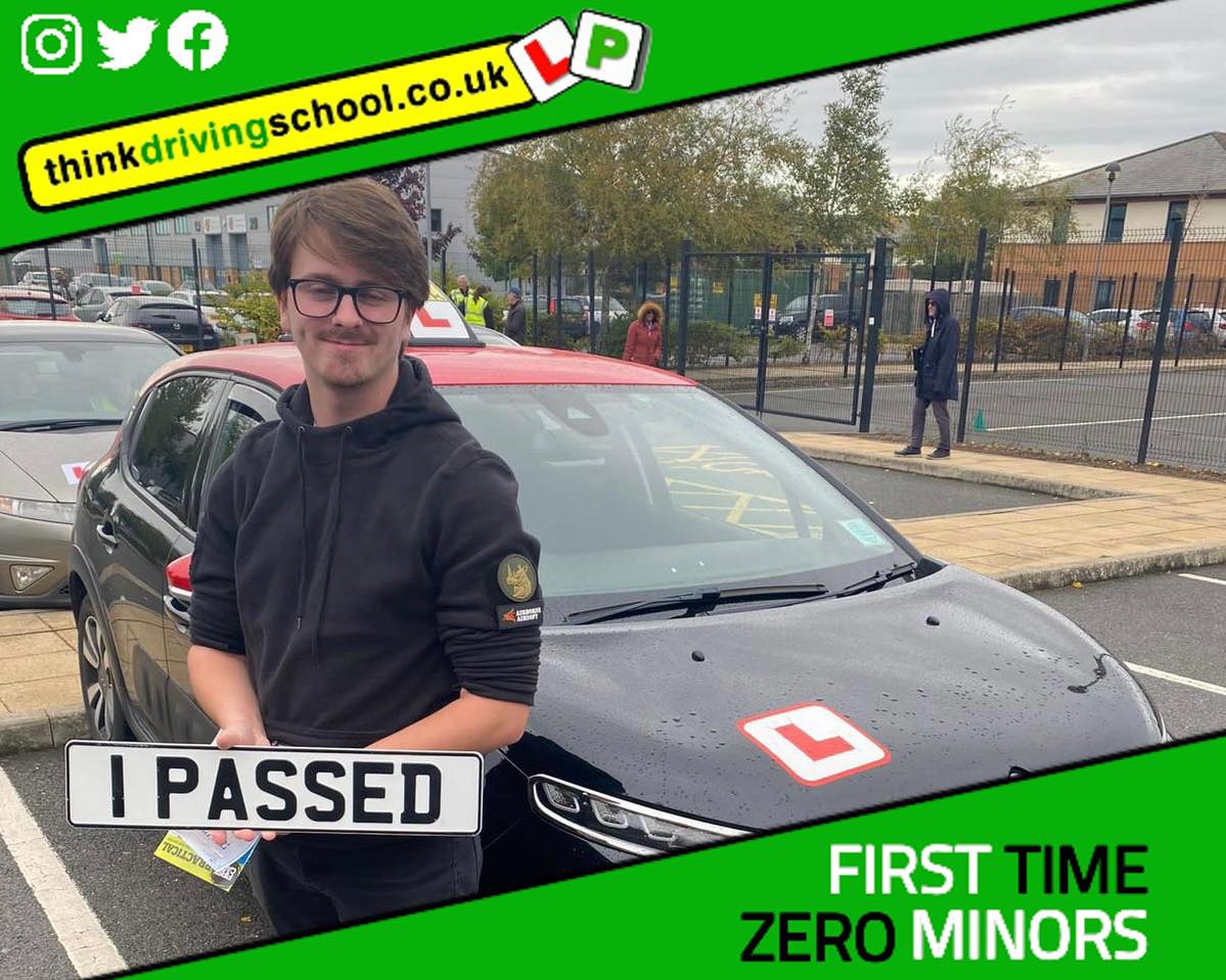 Passed with think driving school October 2022 and left this 5 star review
