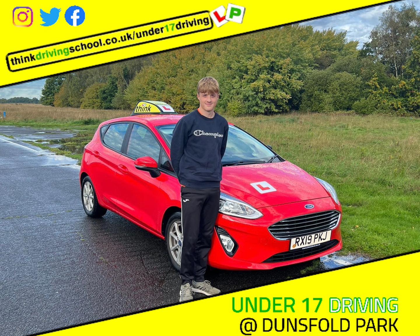 Passed with think driving school October 2022 and left this 5 star review