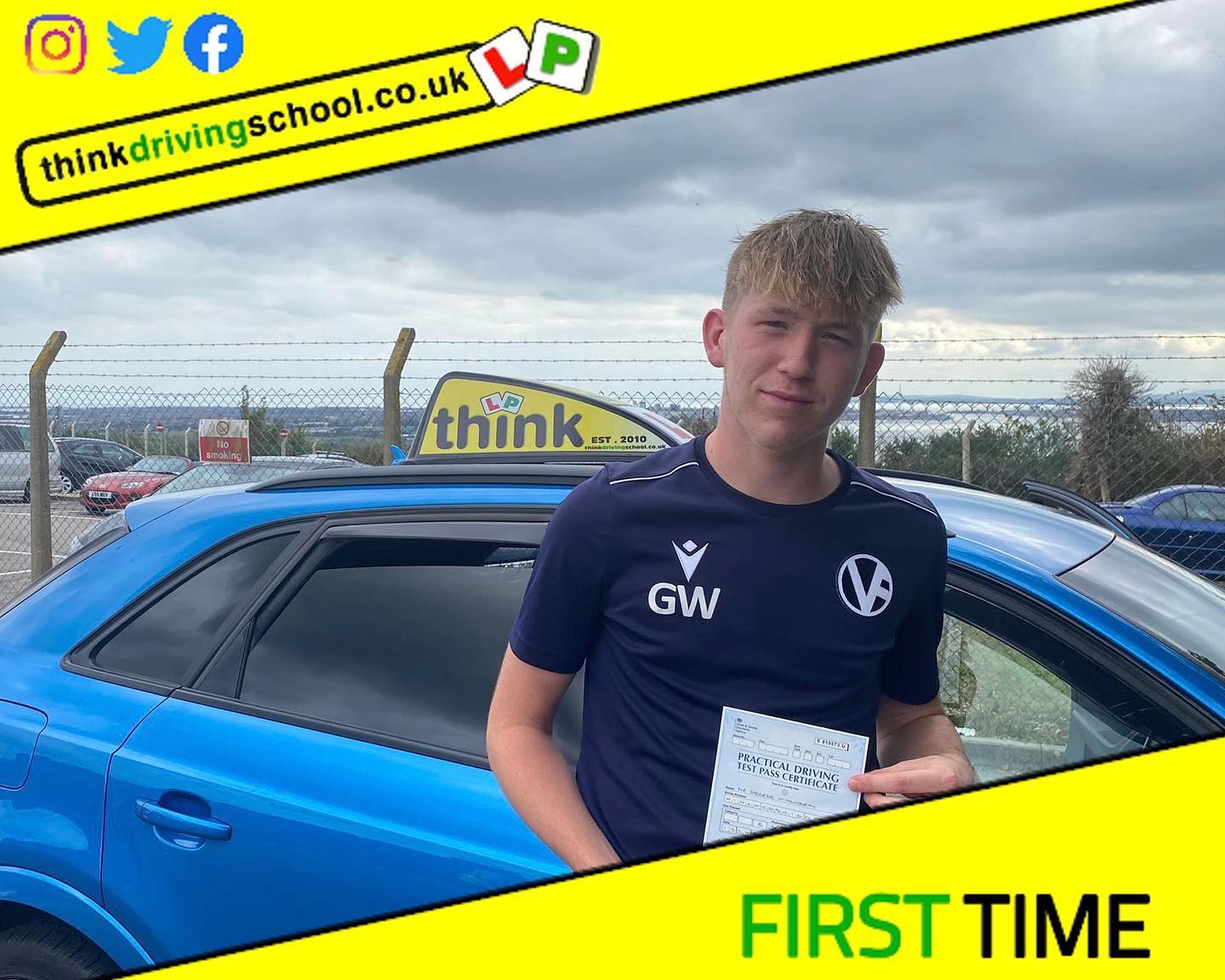 Passed with think driving school August 2023 and left this 5 star review