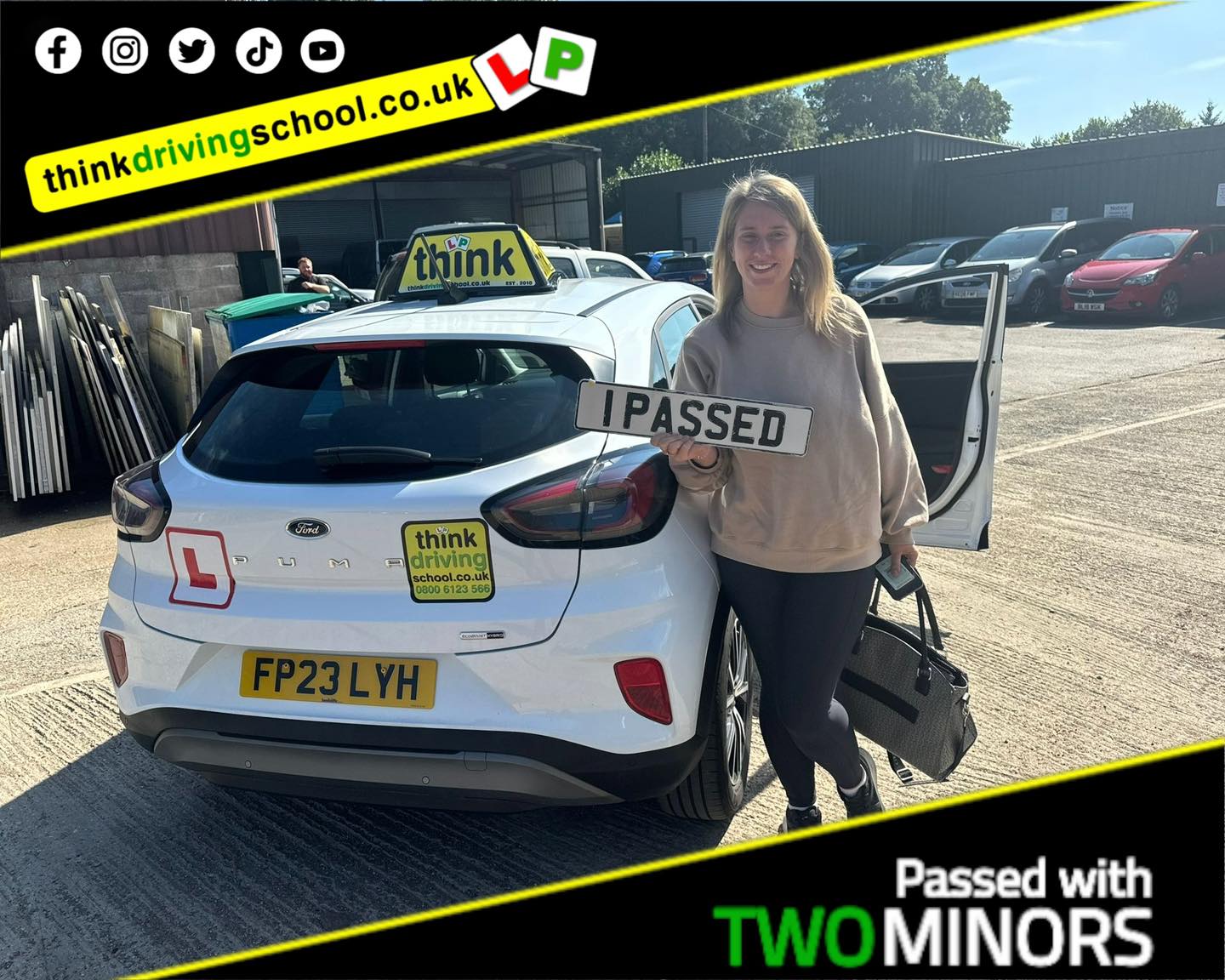 Passed with think driving school September 2024 and left this 5 star review