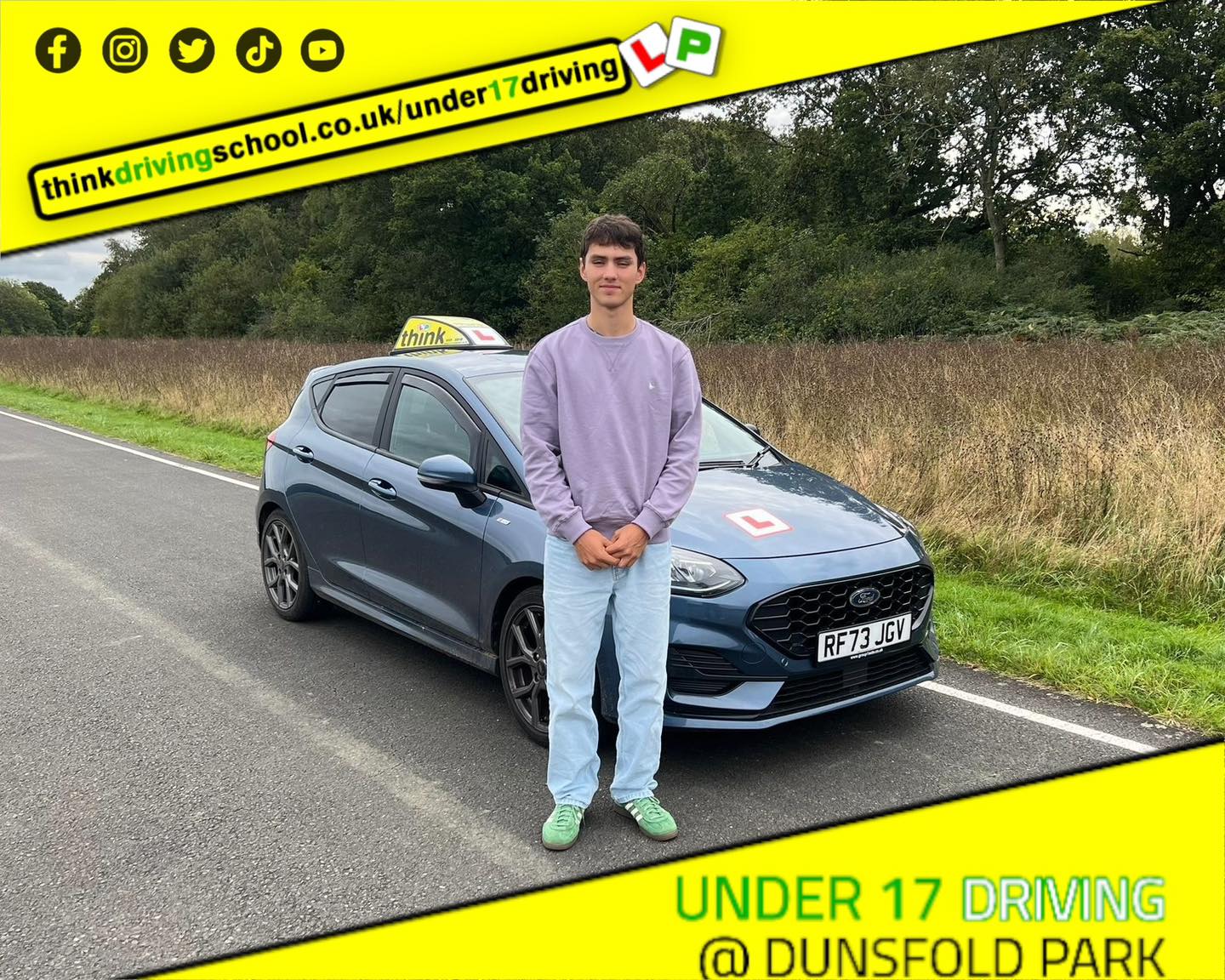 under 17 driving experiece at dunsfold park 2024