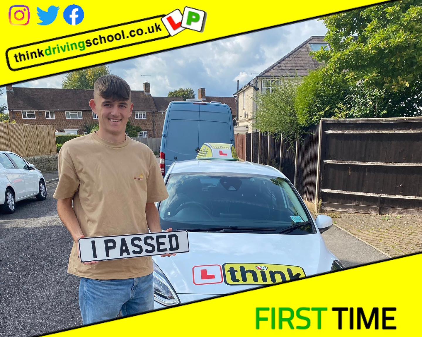 Passed with think driving school September 2022 and left this 5 star review